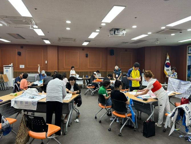 폐현수막 활용‘업싸이클링’교육