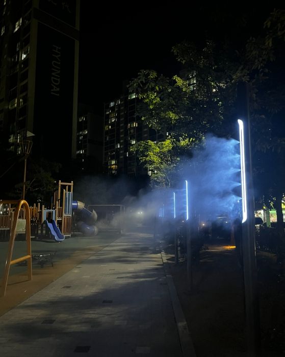 김천시 무더위 OUT! 쿨링포그 설치