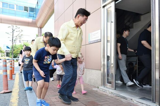 대전 중구, 을지연습 연계 민방공 대피 훈련 실시