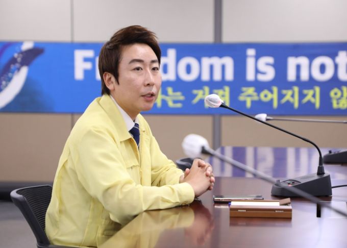 세종시의회 의장, 시청·교육청 을지연습 종합상황실 방문 격려