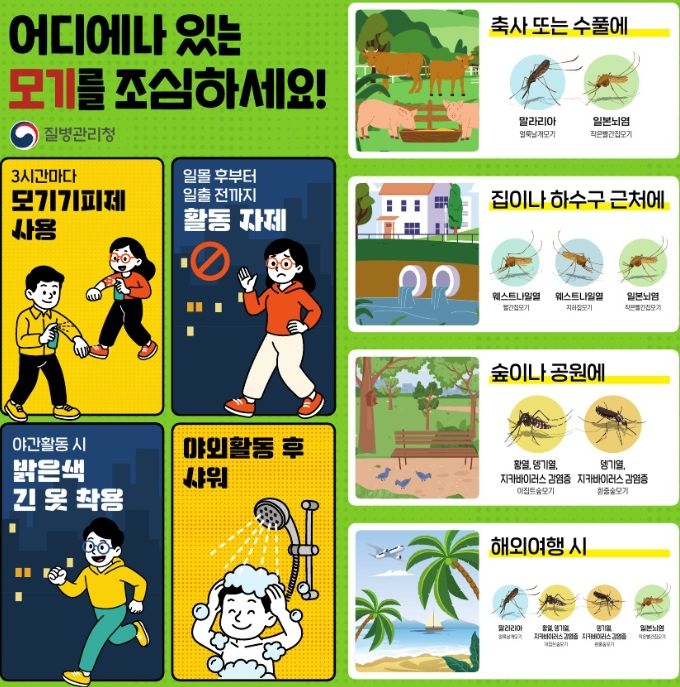 통영시, 여름철 모기 매개 감염병 예방