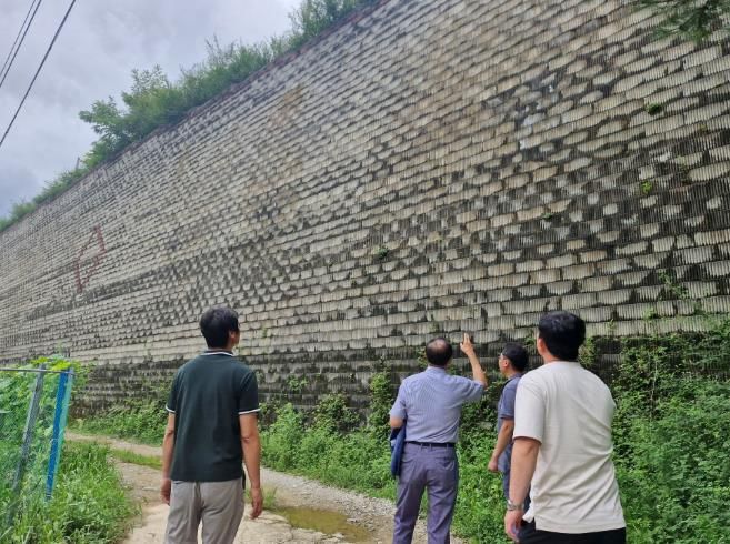 양산시, 관내 보강토 옹벽 등 88개소 특별점검 완료