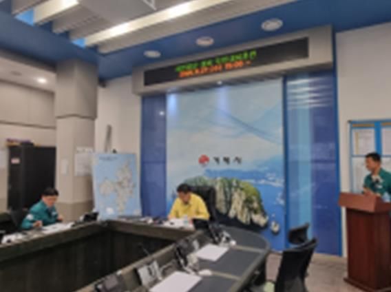 거제시, 자연재난 대비 주민대피 자체 훈련 실시