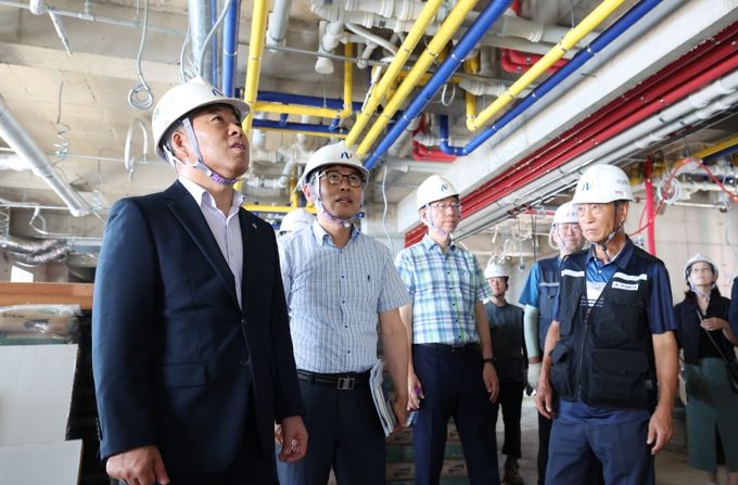 세종교육감 권한 대행 부교육감, 학교 건설현장 방문 점검 첫 행보