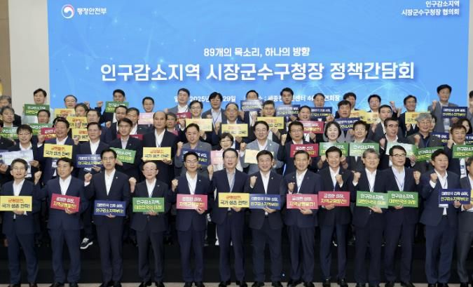 인구감소지역 시장·군수·구청장 협의회, 지방소멸대응기금 정책 전환