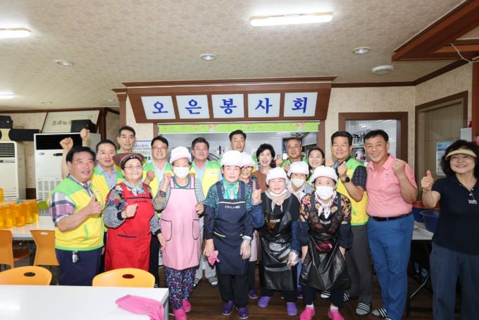 오천무료급식소 방문해 봉사활동