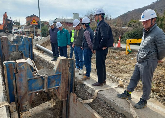 상하수관로 정비사업 현장 안전 점검 실시