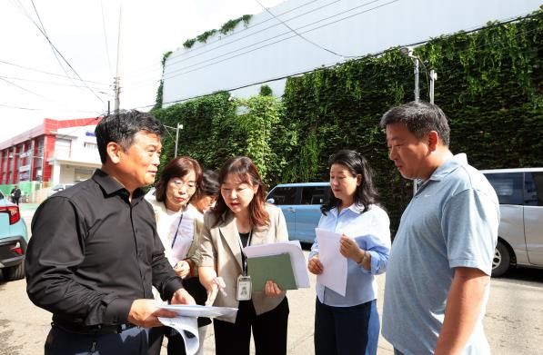 박종효 남동구청장, 주민총회 선정 마을 의제 현장 방문