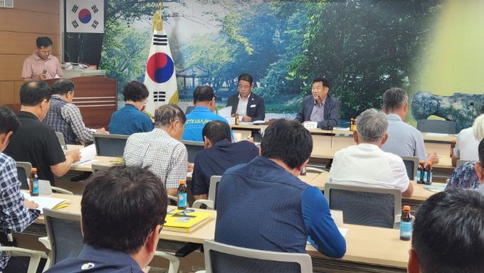 고성군 마암면체육회 임시총회