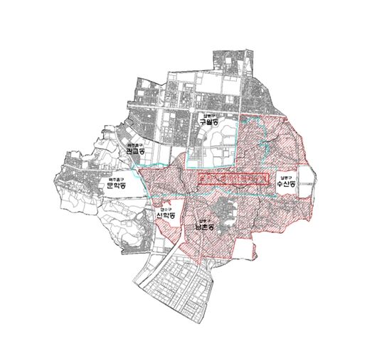 토지거래허가구역 재지정 도면