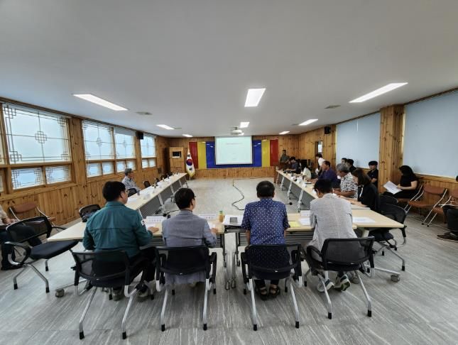 산청군, 모례지구 농촌공간정비사업 주민위원회 개최