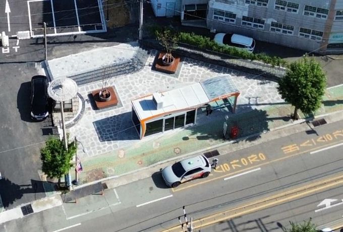 고성군, 성내공영주차장 스마트쉼터 조성