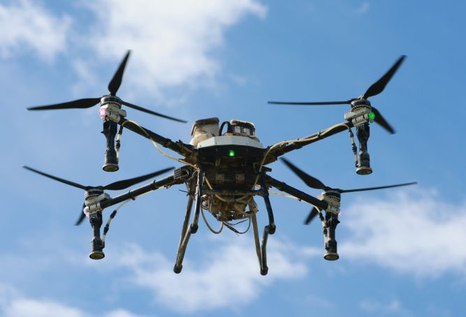 드론 활용 야생멧돼지 ASF 차단 방역