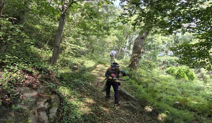 김해시 추석맞이 등산로 정비