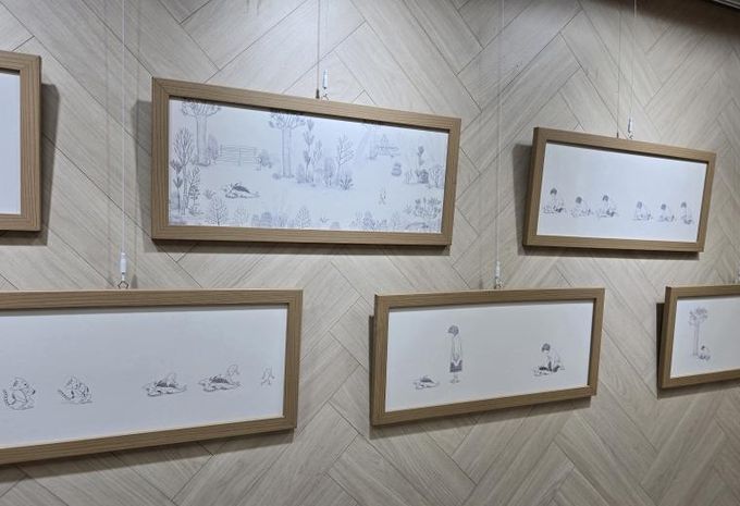 울주도서관, 안승준 작가 그림책 ‘어느 날, 우리는’ 원화 전시