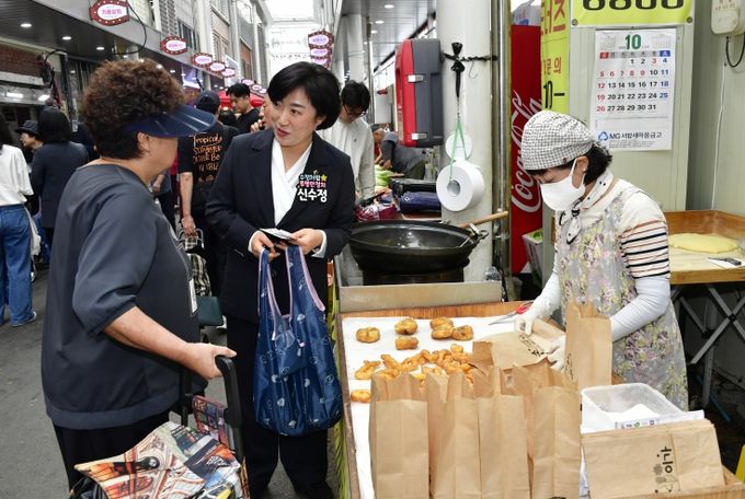 추석 명절맞이 전통시장 장보기 행사(말바우 시장)