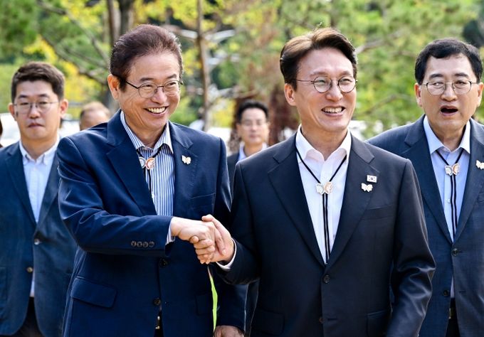 김민석 총리 APEC 현장 점검 방문