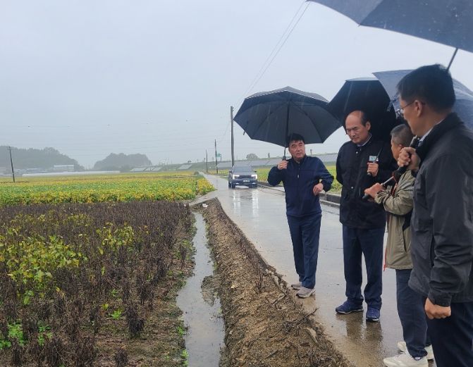농작물 수확철 피해현장 점검
