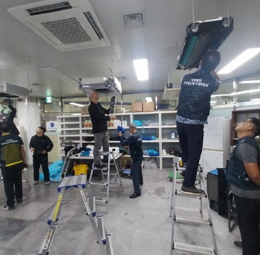 부산 사상구, 구민 대상 냉난방기 세척 전문기술 교육 실시