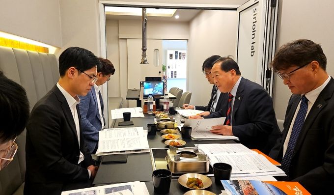 이병선 속초시장-김민재 행안부 차관 면담