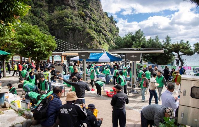 울릉군새마을부녀회, 향토나물 시식회