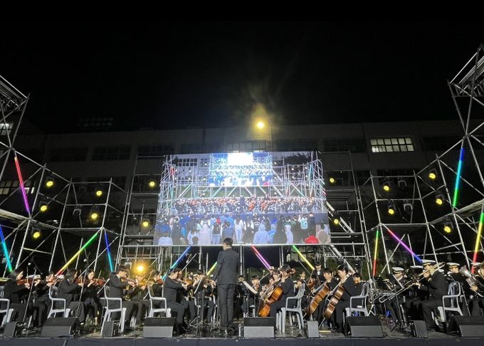 영도구립 청소년오케스트라, 제80회 해양대학교 축제(靑流) 전야제 공연 참여