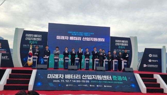 미래차배터리산업지원센터준공식