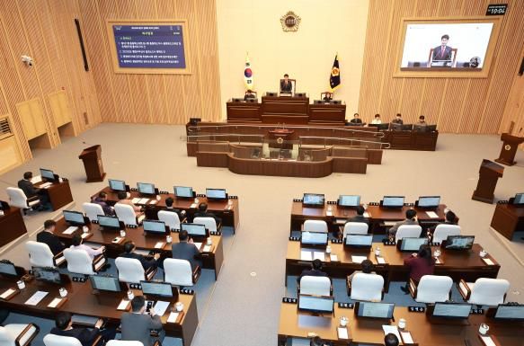 제430회 정례회 3차 본회의-도의회 충북 제천·영동 송전선로 건설 계획 전면 백지화 등 요구