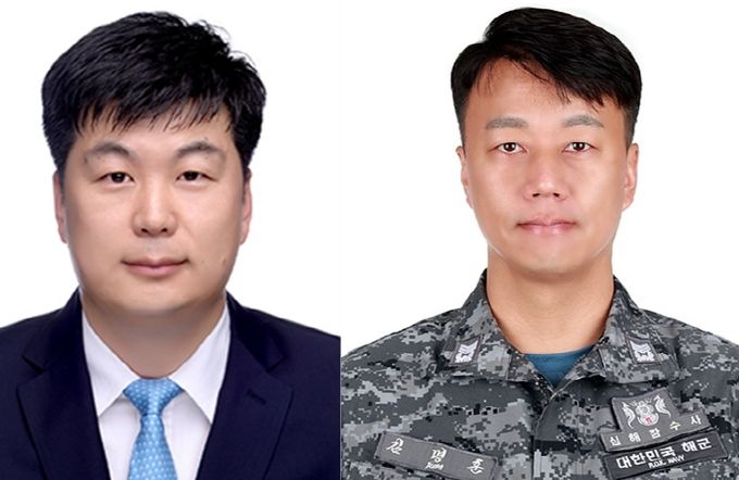 경상국립대학교 해양과학대학 해양토목공학과 이우동 교수와 김명훈 박사(왼쪽부터).