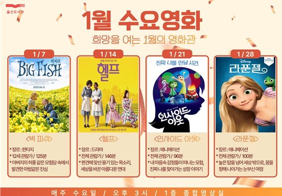 ‘희망을 여는 1월의 영화관’ 운영