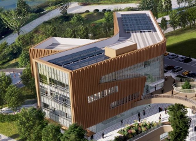 남명도서관 조감도-도서관