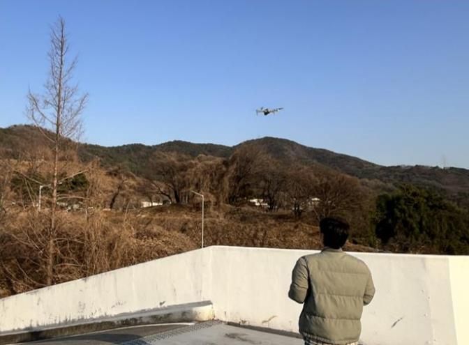 개발제한구역 드론 단속 현장 사진