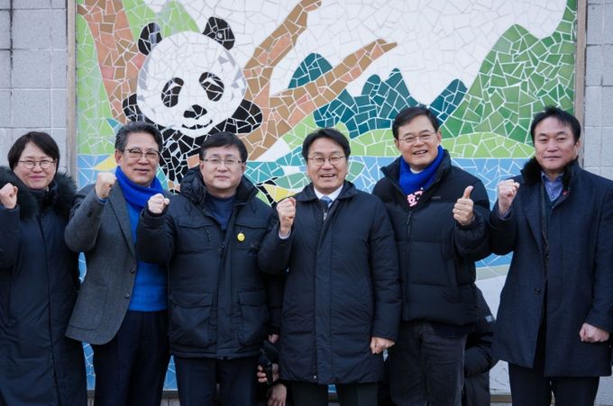 김성환 기후부 장관 우치동물원 방문