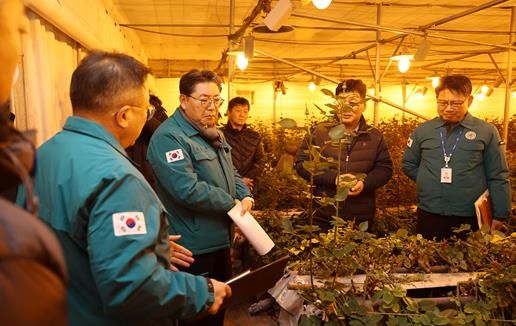 시설하우스 농가 방문