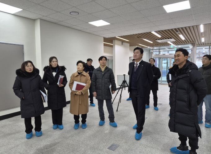 용현3동 행정복지센터 신축 공사 현장점검