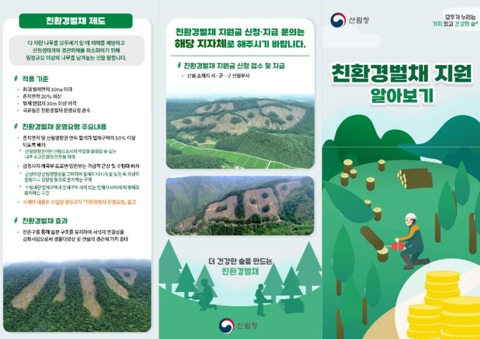 함양군, 친환경벌채 지원금 지급
