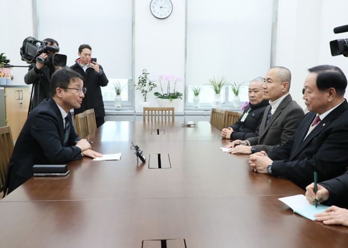 김진태 지사, 한병도 원내대표 면담…강원특별법 개정안 통과 촉구