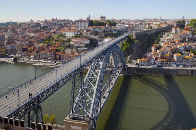 포르투 도심 연결 루이스1세 다리