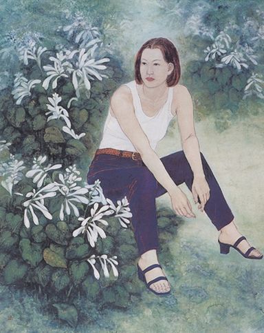 <울산광역시 미술대전> 제3회(1999) 대상 천태자_아름다워라 (한국화)