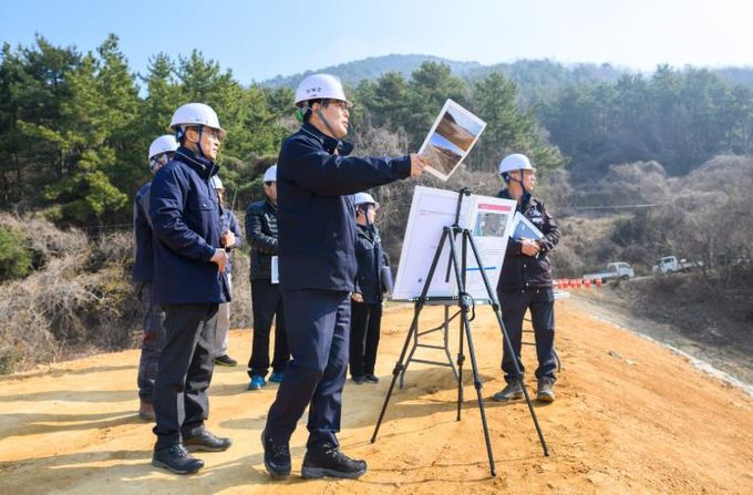 남해군, 작장 재해위험 저수지 개보수공사(1차분) 준공