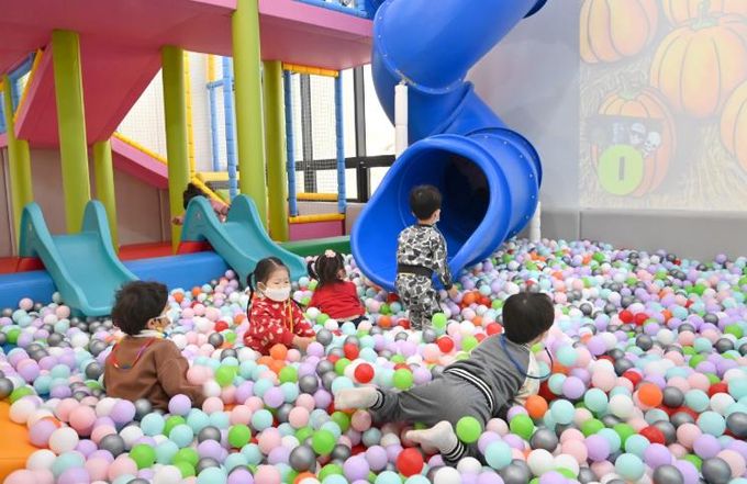 청송군, 키즈카페·청소년 공간 확충에 힘써-진보키즈카페 볼풀장