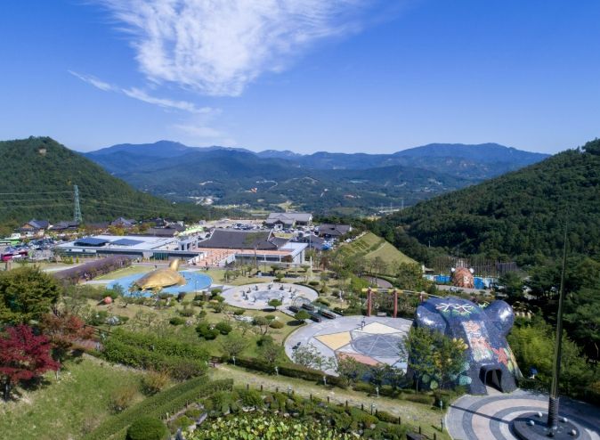 산청 동의보감촌 드론 전경