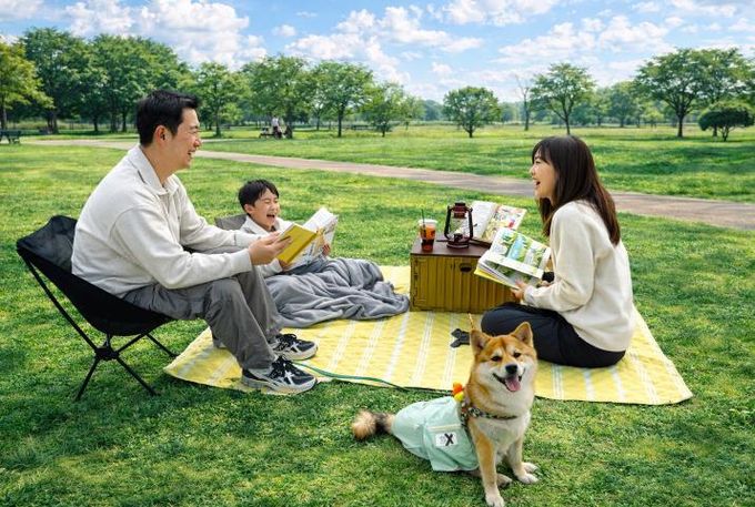 “이번 주말 책 소풍 어때요?”…중구, ‘책 상자 대여 서비스’ 운영 - AI 생성 이미지