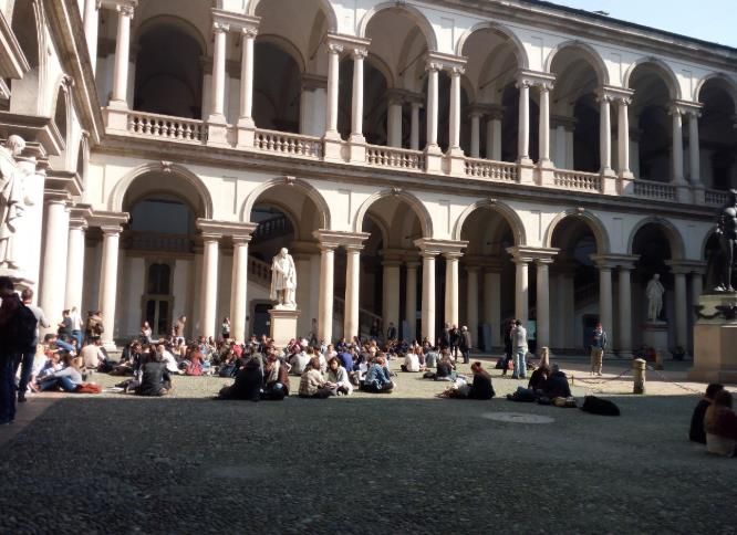 브레라 국립미술원 전경